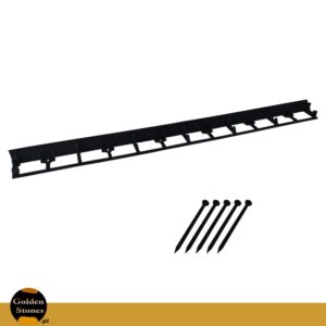 obrzeże trawnikowe bord ogrodowy 45mm + 5 kotew 19cm