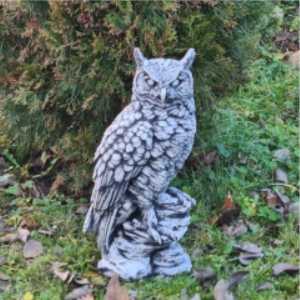 Figurka ogrodowa, betonowa SOWA - Z115