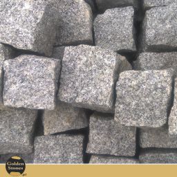 1 szt. Kostka Granitowa Szara 9/11/5 cm