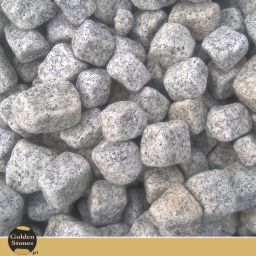 Kostka Granitowa Szara Otaczana 4x6 cm