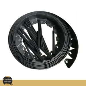 obrzeże trawnikowe, obrzeże ogrodowy 10bm + 20 kotew, kpl