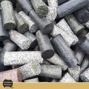 1 szt. Palisada Granitowa okrągła, mix kolor, walce