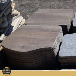 Schodek Stopień Płytka Tarasowa gresowa brązowy dąb