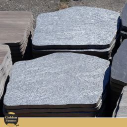 Schodek Stopień Płytka Tarasowa, gresowa, szara