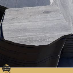 Schodek Stopień Płytka Tarasowa, gresowa, szary dąb