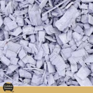 Zrębki kolorowe dekoracyjne szare, kora szara 50l