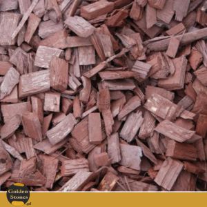 Zrębki kolorowe dekoracyjne kora kolorowa 50l brązowe